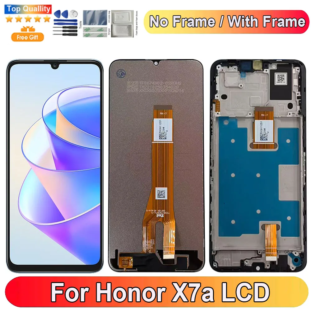 6.75''For Honor X7a LCD Display Screen Touch Panel Digitizer Replacement Parts For Honor X7a Screen With Frame 1