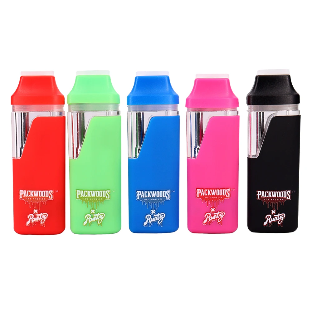 Einweg Vape Runtz x Pack woods Runty wiederauf ladbarer Stift 380mAh Batterie 1ml leere Hülsen für dicke Öl wagen und Zigaretten Vapes_S0315e7b2a58f41a09cf0315437e65f81P