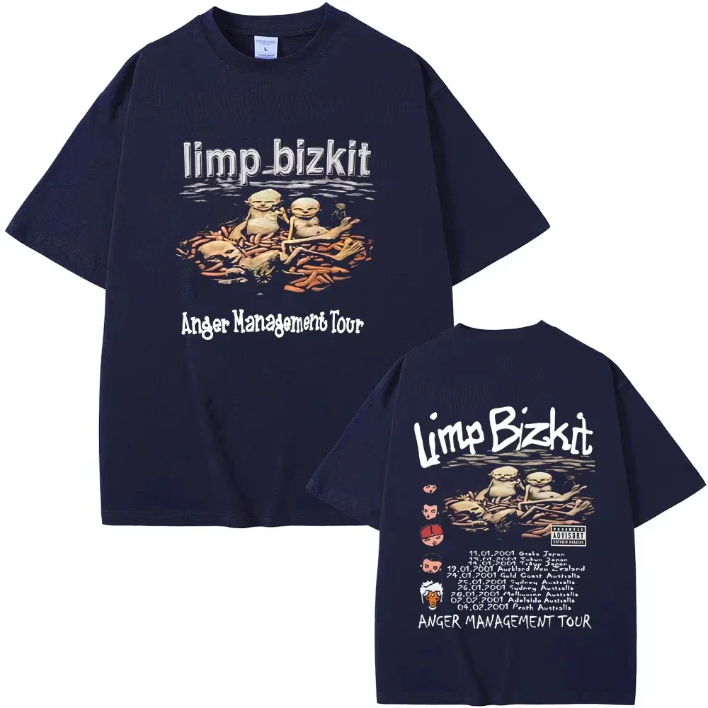 LIMPBIZKIT ツアーTシャツ Limp Bizkit Anger Management Tour Graphic T Shirt Tour Tee Back