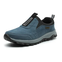 Indestructible Breathable Lightweight Anti-Slip Outdoor Sneakers - 45 (Blue)