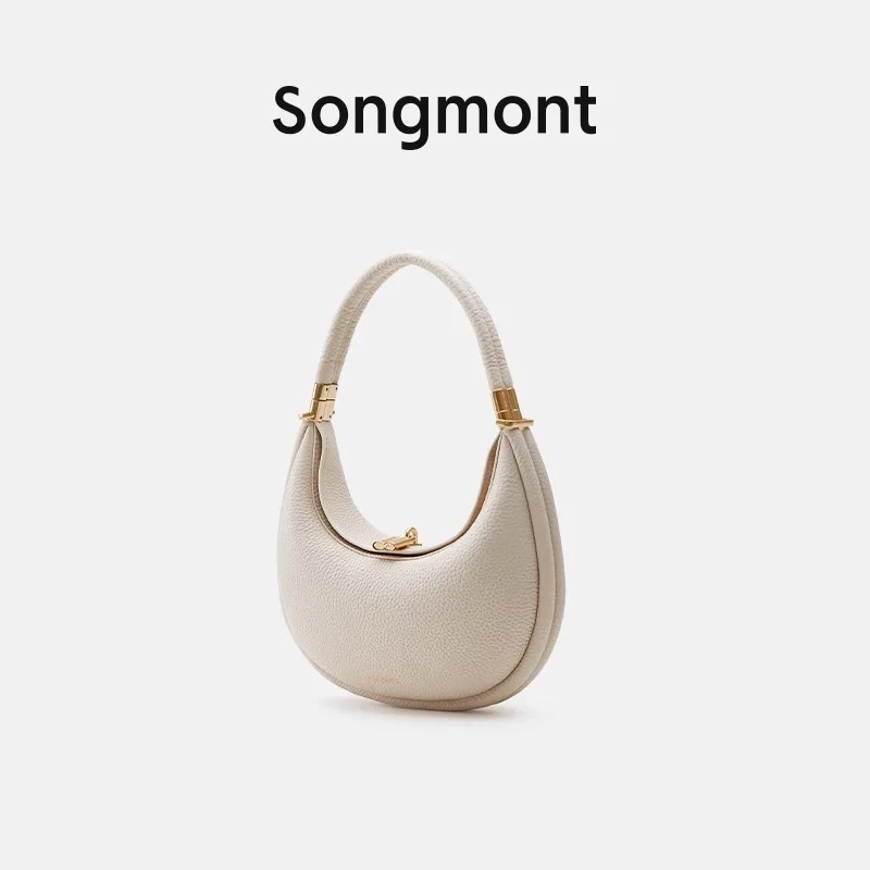 Songmont Songyue Series Medium Moon Bend Shoulder Bag Designer Crescent Bag Autumn and Winter Shoulder Underarm
