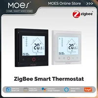 MOES Tuya ZigBee Smart Thermostat Room Temperature Control Water/Electric Floor Heating Gas Boiler Work With Alexa Google Home