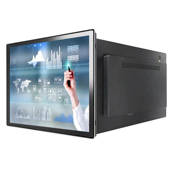 21.5 Inch Embedded AIO PCAP Touch Screen PC Panel Computer with I3 I5 I7 Processors for Windows 10 pro All-in-One Desktop 1