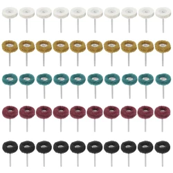 Buffing Wheel Rotary Tool Kit - Abrasive Brushes for Polishing and Jewelry Work (50pcs)