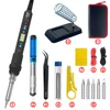 LF 80W Digital display soldering iron welding set C/F switching calibration temperature 100-500C home repair DIY soldering set 2