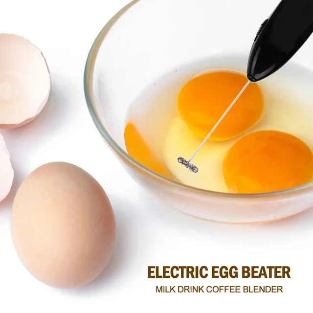Montalatte elettrico Frullino per le uova Mini frullatore da cucina Macchina per schiuma di latte Frusta per panna Frullatore Schiumatore per latte Utensili per la casa e la cucina 2