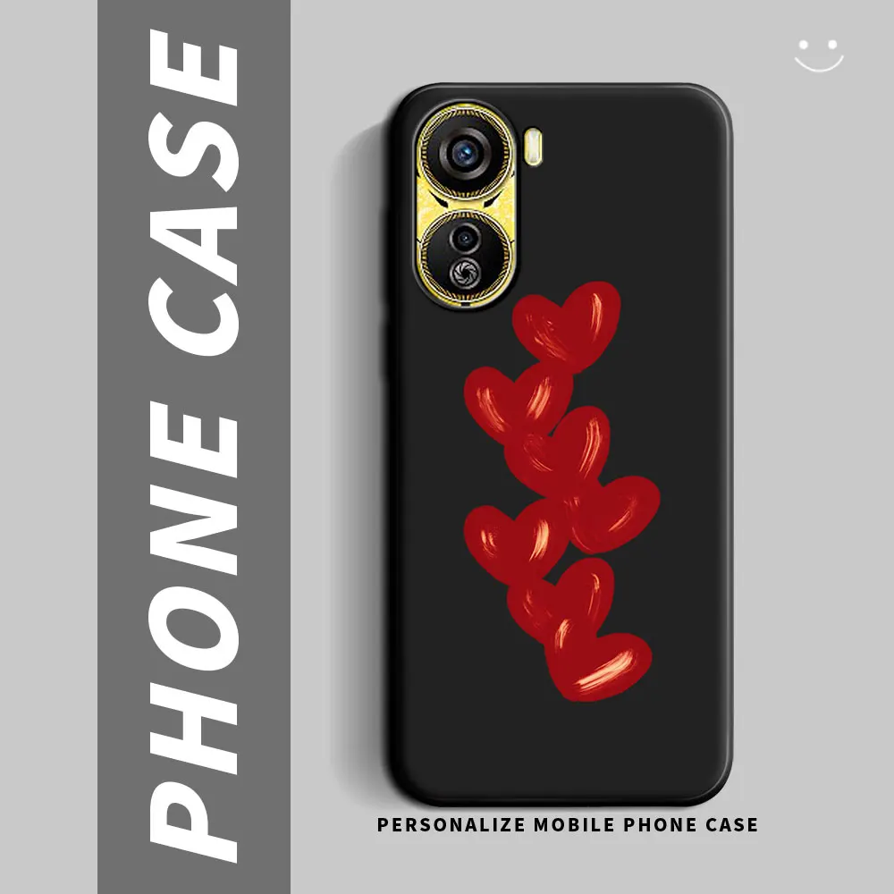 Shockproof Silicone Soft Phone Case with Fashion Cartoon Design - Back Cover