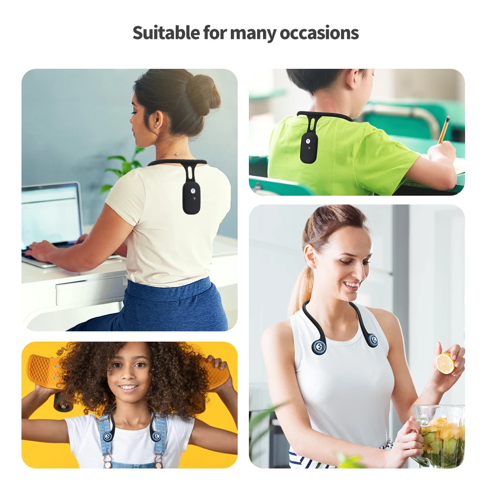 Invisible Smart Posture Corrector Device Posture Training Realtime Scientific Ba