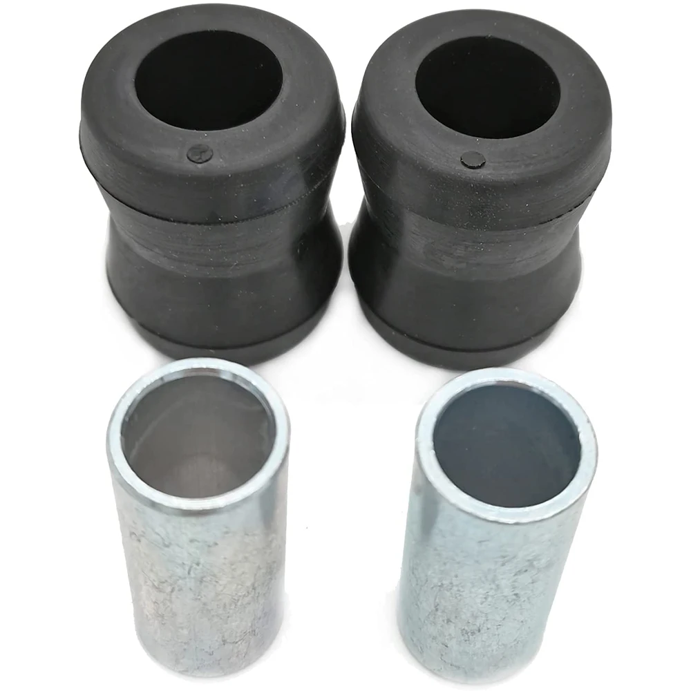 1 Pair Hourglass Shock Eye Bushing Id 5/8" With Double M12 Sleeves For