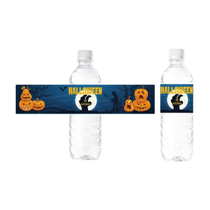 

Theme Bottle Portable Convenient Fashion Safety Practical Household Color Bottle Stickers Universal Simple Decorations Halloween