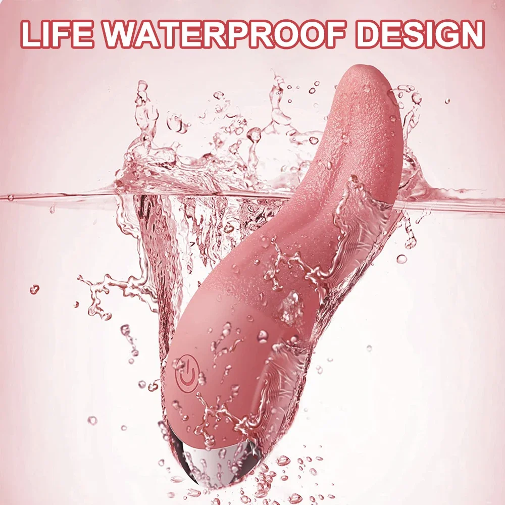 Tongue Licking Vibrator Female G Spot Clitoris Nipple Stimulator Blowjob Orgasm Vagin Massager Sex Toys for Adult 18+