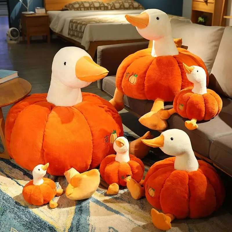 11 Inch Plush Duck with Pumpkin Body & Star Charm main image 1