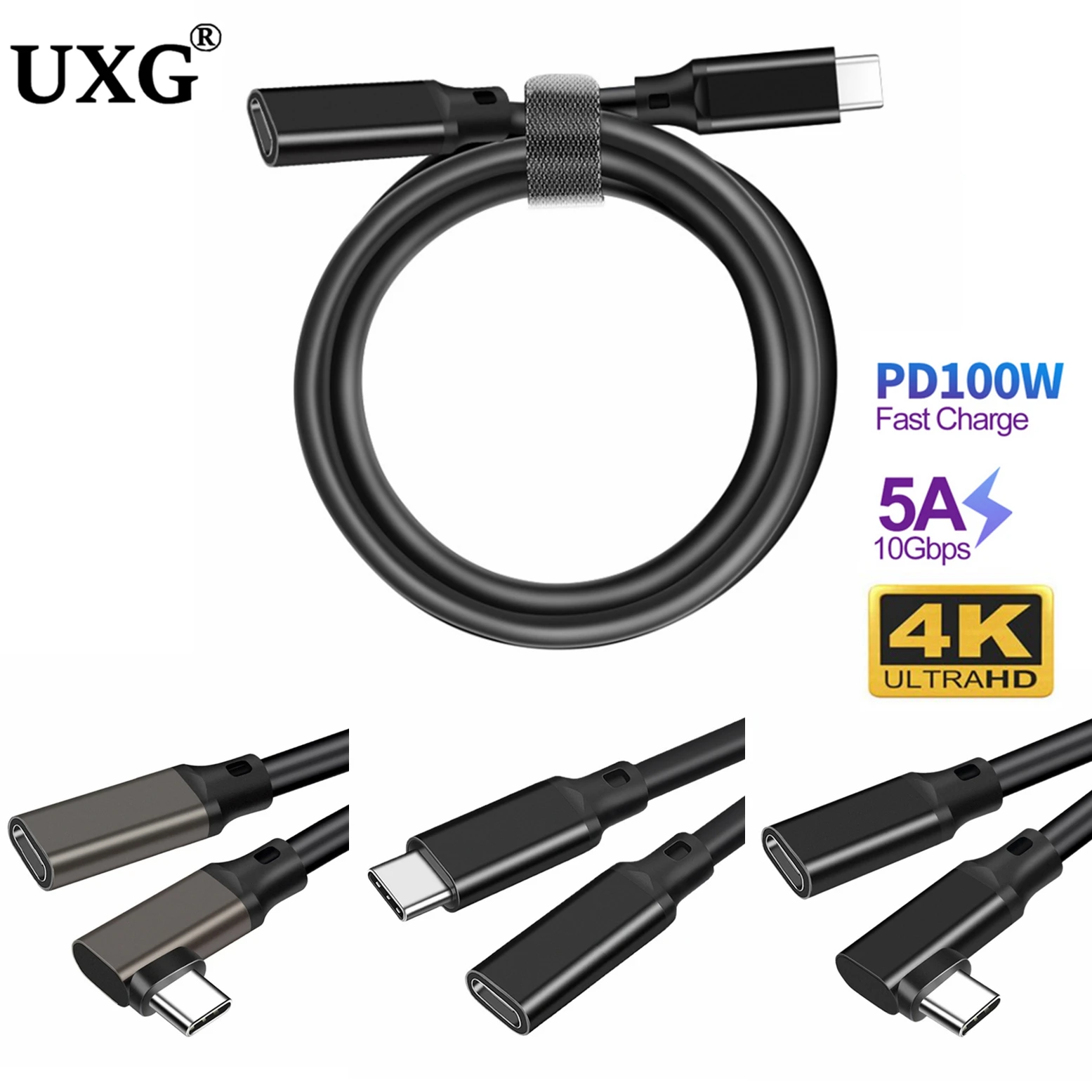 5M 3M 2M 10Gbps Gen2 Type-C USB 3.1 Male To USB-C Female Extension