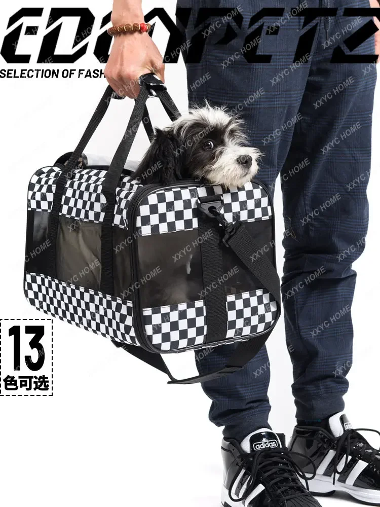 Pet Go out Portable Handbag Large Multifunctional Portable Crossbody Foldable Cat Bag Dog Bag cat cage for travel