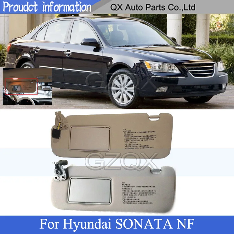LHD Car Inner Sun Visor Shield Shade Board With Mirror 852010R300 For HYUNDAI 2005 2006 2007