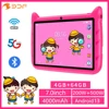 BDF 7 Inch Kid Tablet Android 13, 4GB RAM 64GB ROM,1TB Expand,5G WiFi,4000MAH Battery,Dual Camera, Children's Gift Kids Software 1