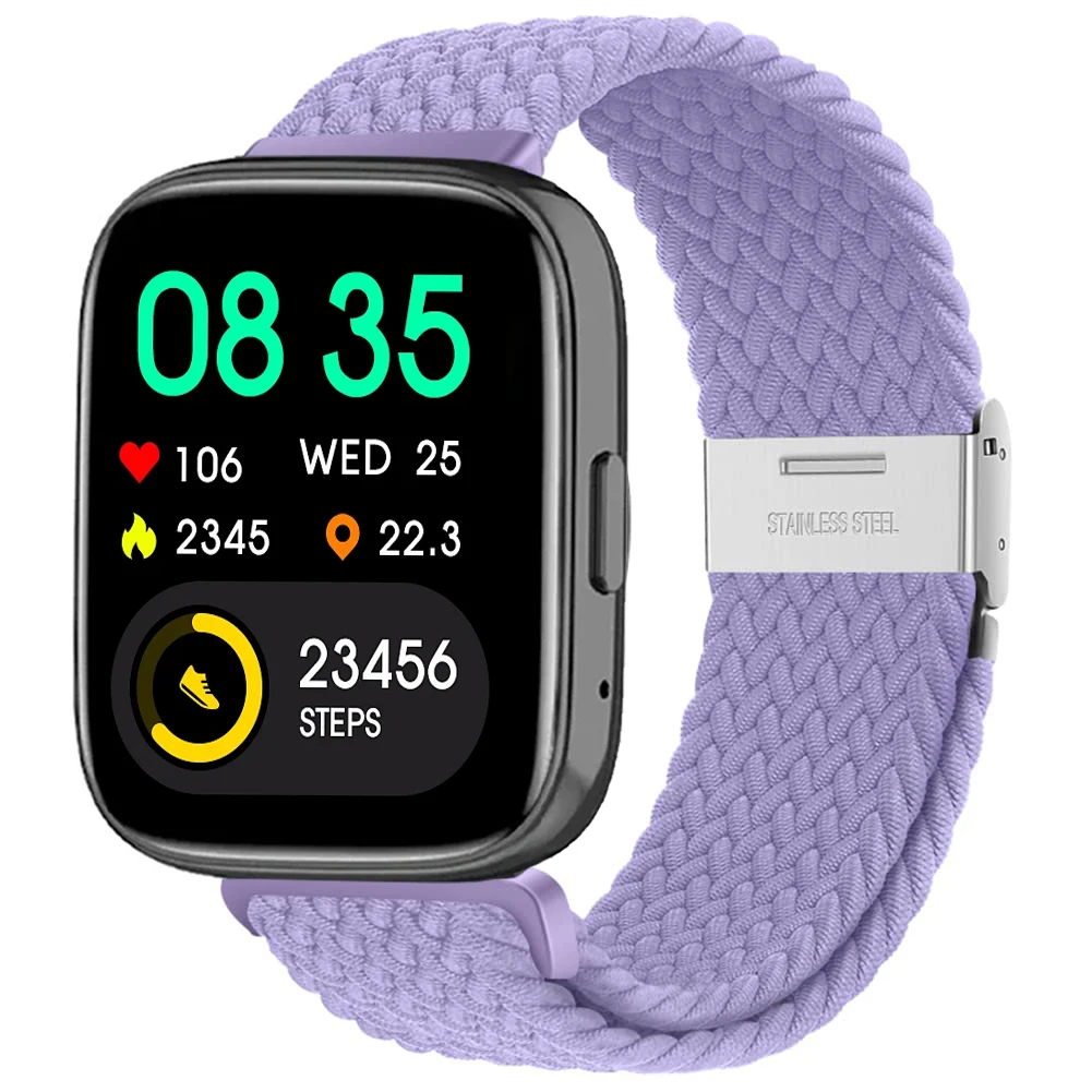 Nylon Braided Solo Loop Elastic Weave Bracelet Wristband Strap