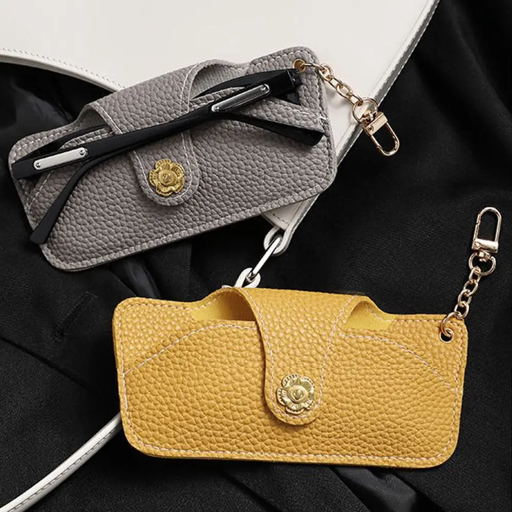 Funda Protectora Para Gafas Y Gafas De Sol | Bolsa De Cuero PU Con Cierre Fácil Y Diseño Elegante