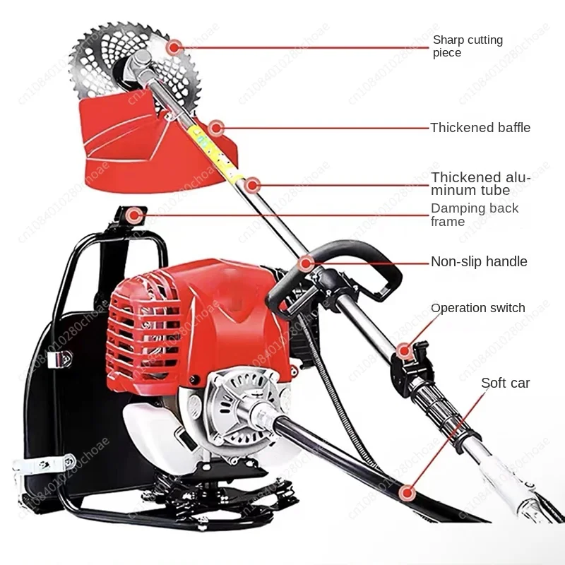 GX35 Backpack Lawn Mower High Power Engine Lawn Mower/Four-Stroke Backpack Era