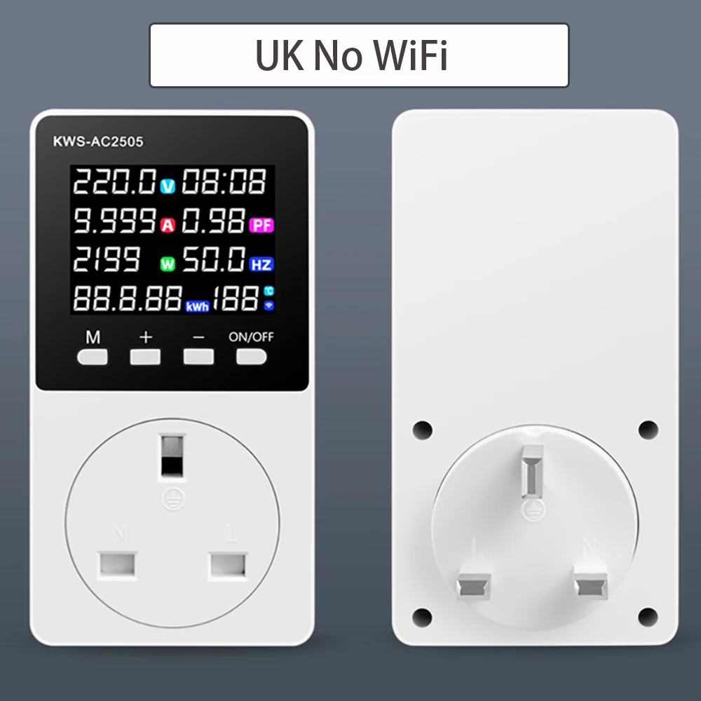 Smart WiFi Plug with Energy Monitoring and Overload Protection