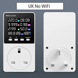 Smart WiFi Plug with Energy Monitoring and Overload Protection (UK No WIFI)