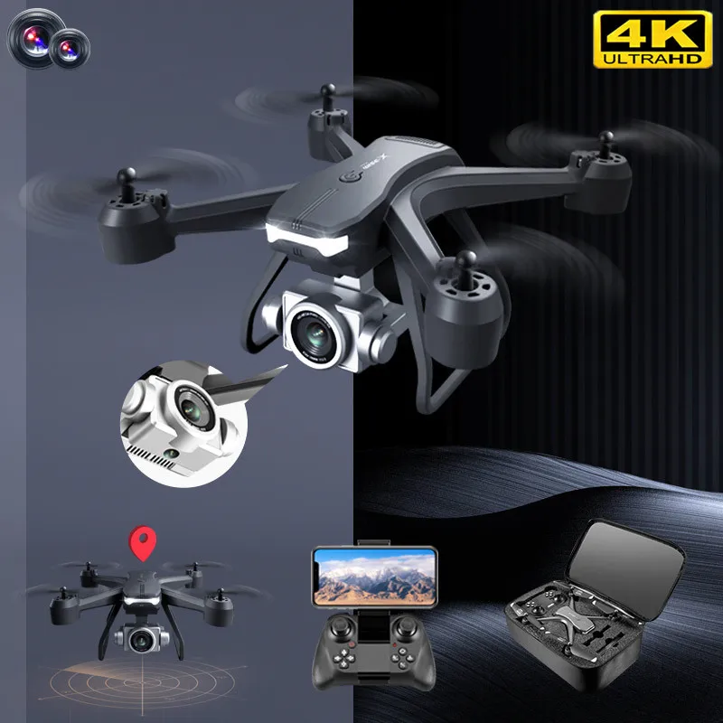 V14 RC Drone 4K Profesional with 1080P HD Wide Angle Camera WiFi FPV Drones Air Pressure Fixed Height Quadcopter Dron Gift Toys