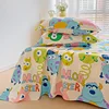 Washed Cotton Flat Bed Sheet Solid Bed Cover Single Double Queen King Size Bedsheet Linens Soft Bedspread (Pillowcase Can Order) 3