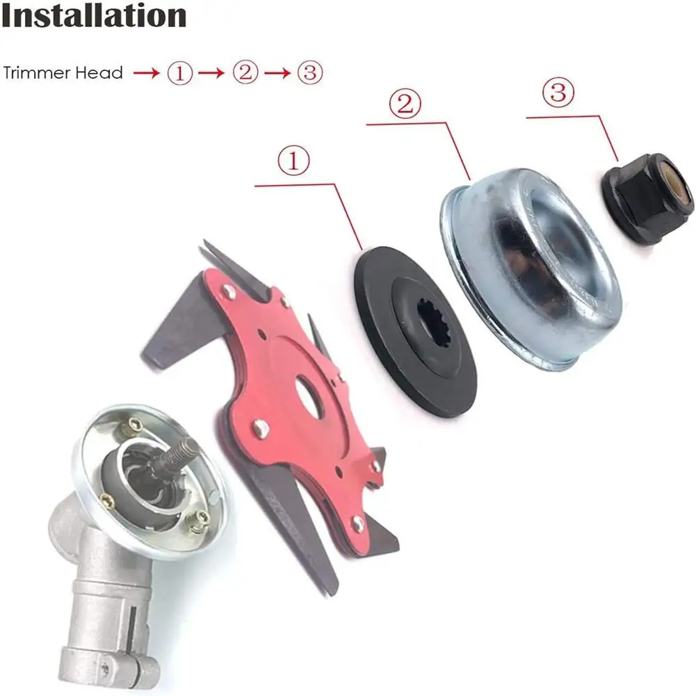 Lawn Mower Blades Lawn Mower Grass Blade Adapter Kit for STIHL String Trimmers Brush Cutter Fs55 Fs56 Fs85 Fs90 Fs100 Fs110rx Fs120 Fs130 Fs200