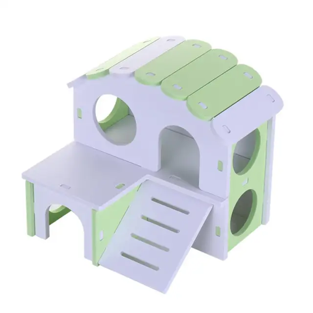 Set Giocattoli Per Criceti - Altalena, Ponte Arcobaleno E Strumenti Pulizia - Per Gabbie Fai Da Te - Foto 5