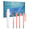 Portable High Frequency Appliance Electrode Tube Wand Electrotherapy Skin Care Facial Spa Tightening Acne Spot Wrinkles Remover 1