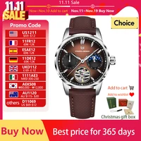 PAGANI DESIGN Rose Gold Luxury Automatic Watch For Men 2025 New Tourbillon Moon phase AR Sapphire glass Mechanical Wrist watch