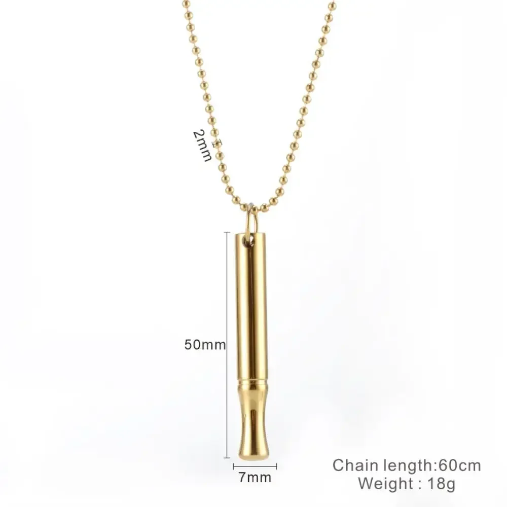 Circular Whistle Pendant - Meditation Breathing Decompression Necklace - Health and Wellness Jewelry for Women and Men 2