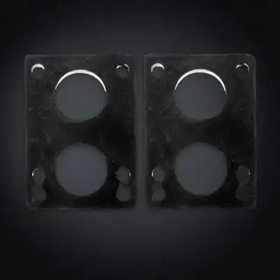 충격 흡수 기능이 있는 2Pcs 범용 핏 스케이트보드 라이저 패드는 롱보드 컴포트 라이드를 위한 댐핑 가스켓을 강화합니다.