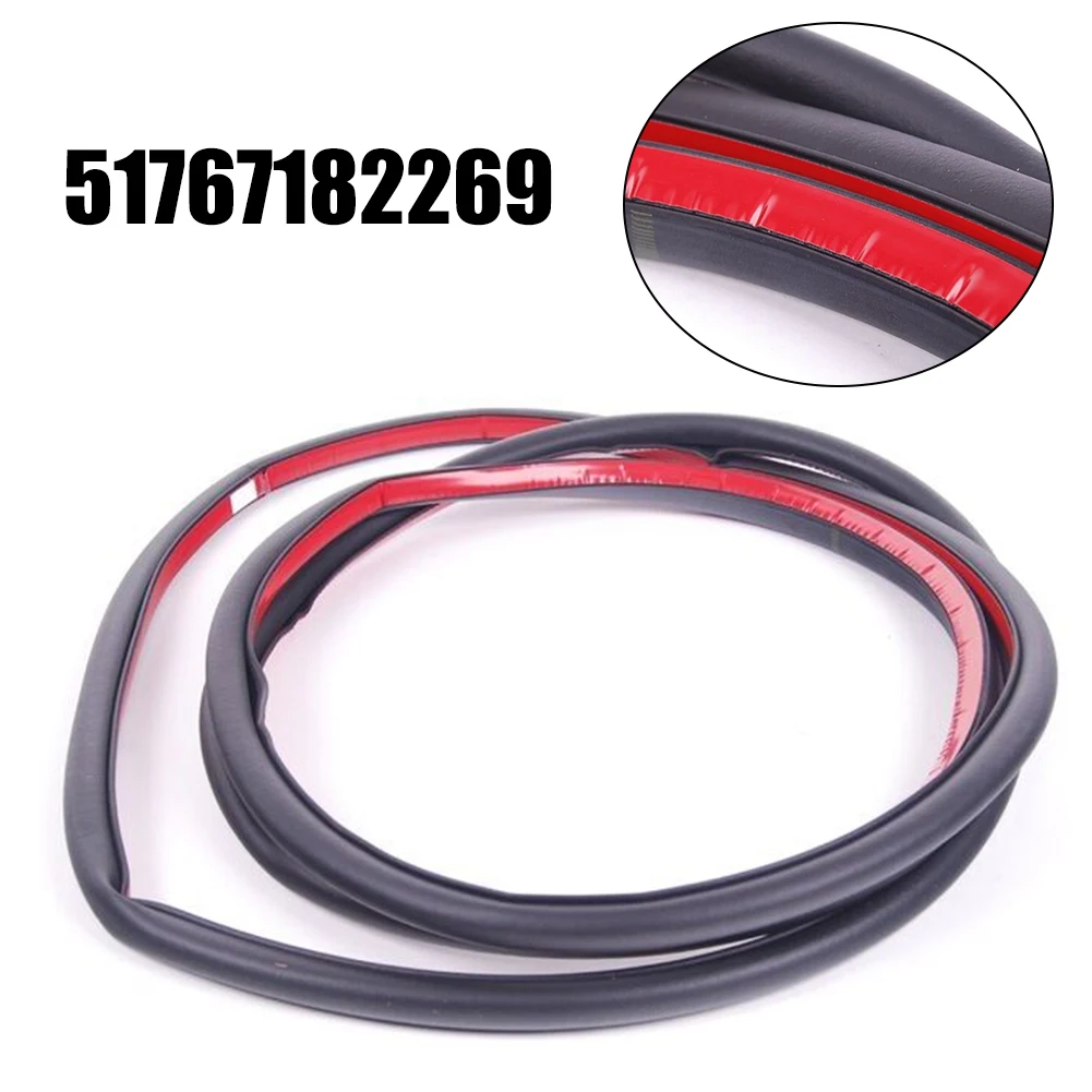 

For BMW 5' F10 F18 LCI 520 Car Front Door Seal Strip Kit Soundproof Rubber Weatherstrip Door Edge Rubber Sealing Set 51767182269