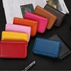 PU Leather Business Card Holder Credit Card Holder Slim Pocket Name Cards Holder Large Capacity Portable Credit Card Case 4