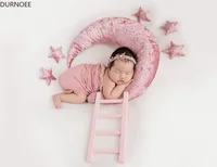 Newborn Photography Props Moon Posing Mat Cushion Baby Photography Accessories Ladder 4