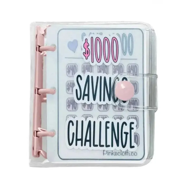 Ultimate Savings Challenge Binder with Durable Glossy Envelopes - Perfect Christmas Money-Saving Gift