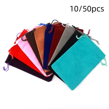 Nuovi arrivi 5x7 7x9 8x10 9x12 10x15cm sacchetto di velluto colorato sacchetto di imballaggio di gioielli sacchetti di velluto con coulisse 1