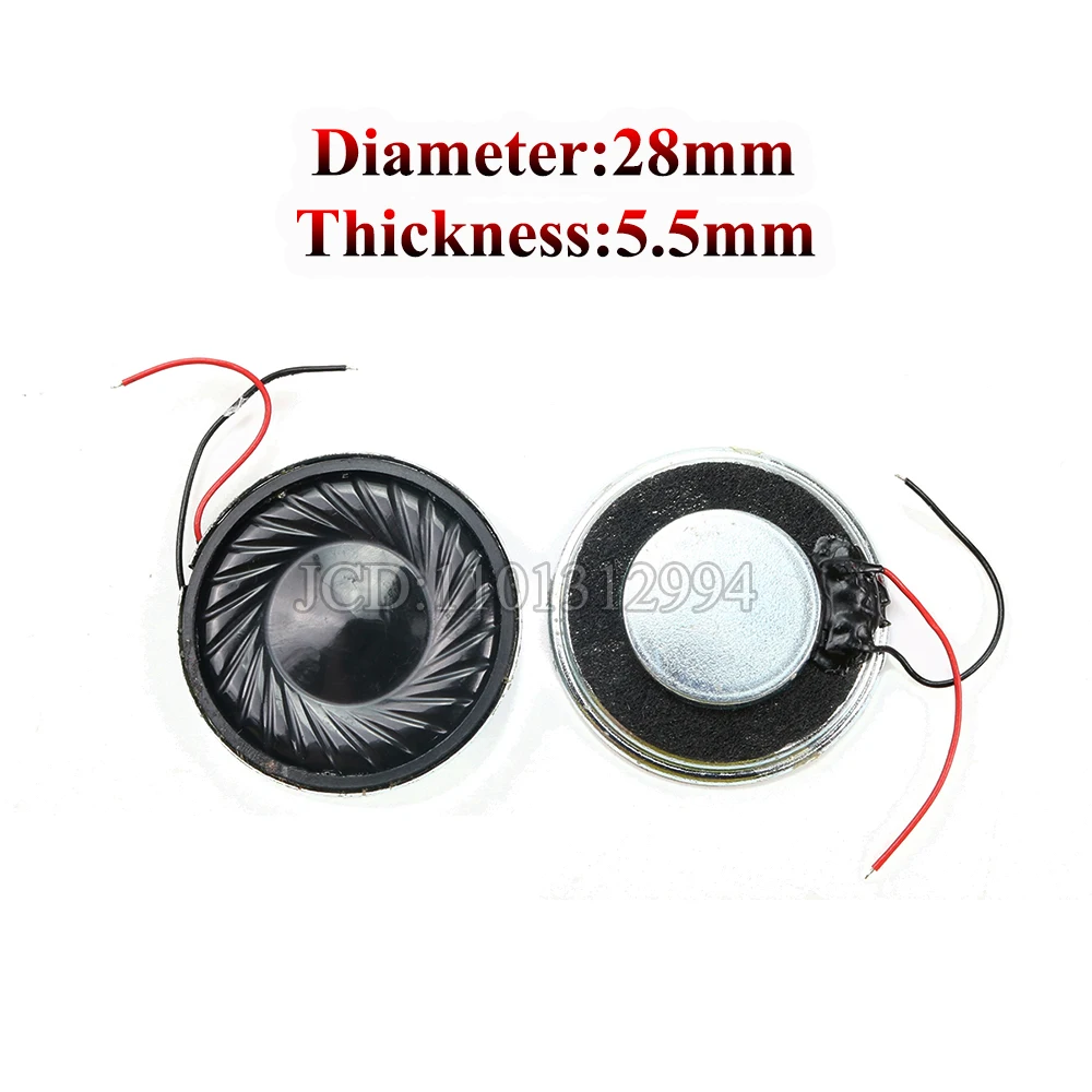 Mini Round Runway Loudspeaker Set – 8 Ohm 0.5W Audio Speakers