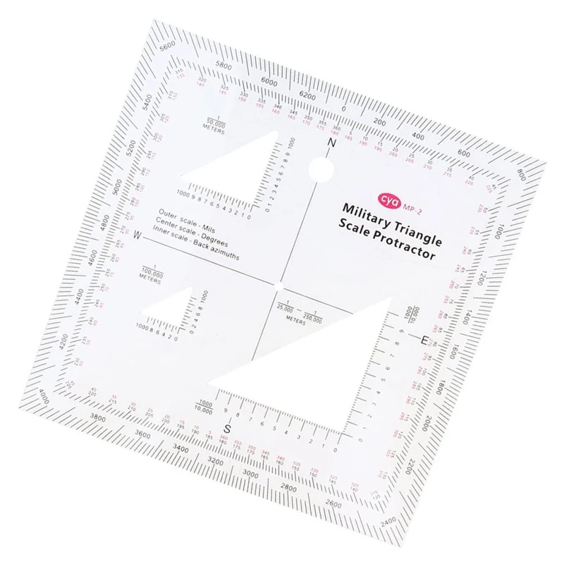 실용적인 군사 스타일 MGRS 좌표 규모 바다/육상 항법 드롭 배송을 위한 투명한 지형 지도 규모