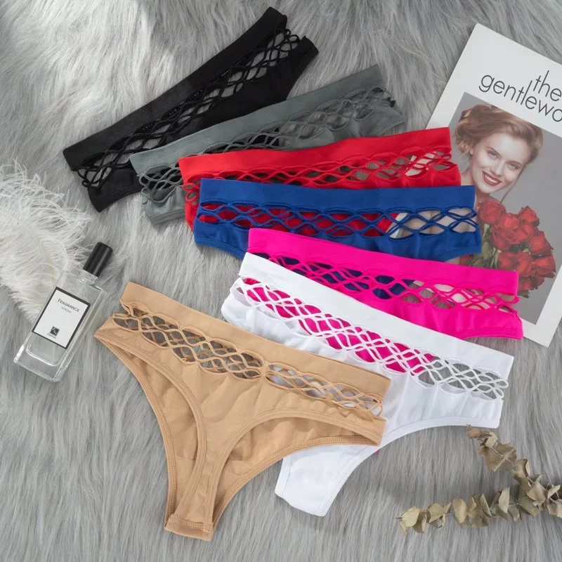 Women Bikini Thongs Girl Sexy G-string Swim Briefs Trunks Beachwear Brazilian Thong Biquini Bottoms Suit Panties