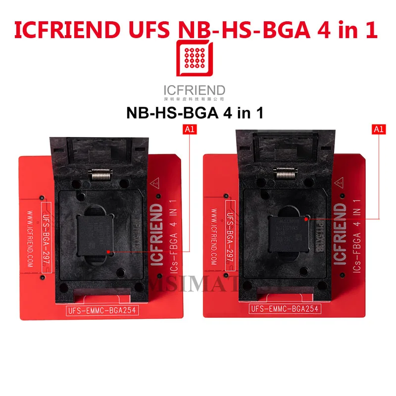 ICFRIEND NBHSBGA 4 in 1 Supports UFS153,UFSeMMC254,UFS297 Socket