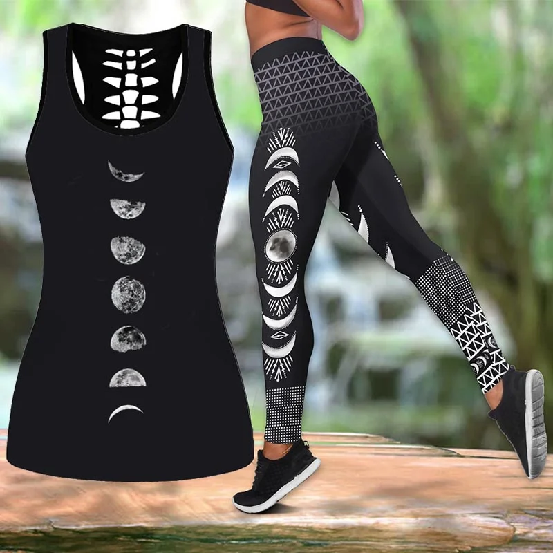 Skull And Beauty Red Rose Hollow Tank Top And Legging 3D Art Legging +  Hollow Tank Combo Leggings Yoga Pants - AliExpress