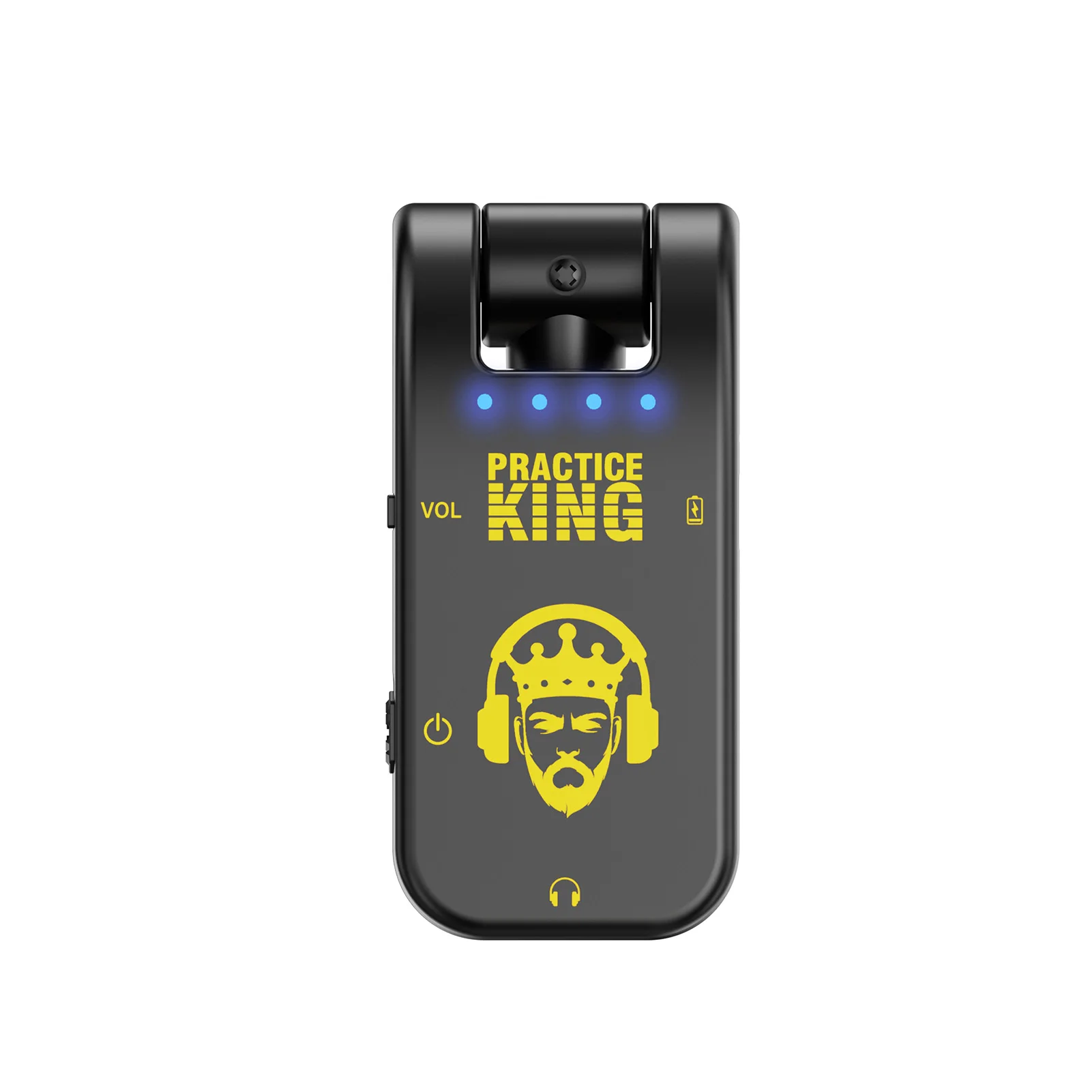 Silent Guitar Amplifier Guitar Headphone Amp 50H Use Time Rechargeable 282&deg;Rotatable Head Portable Earphone Amplifier For guitar amplifier