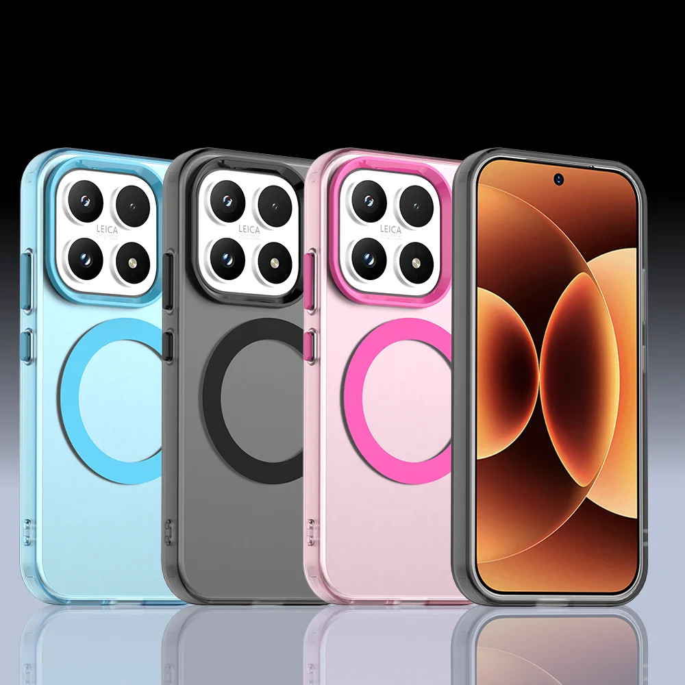 Translucent Candy Color Shockproof Protective Phone Case with Bumper