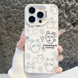 Cartoon Chiikawa's Hachiware Usagi Matte Telefoonhoesje