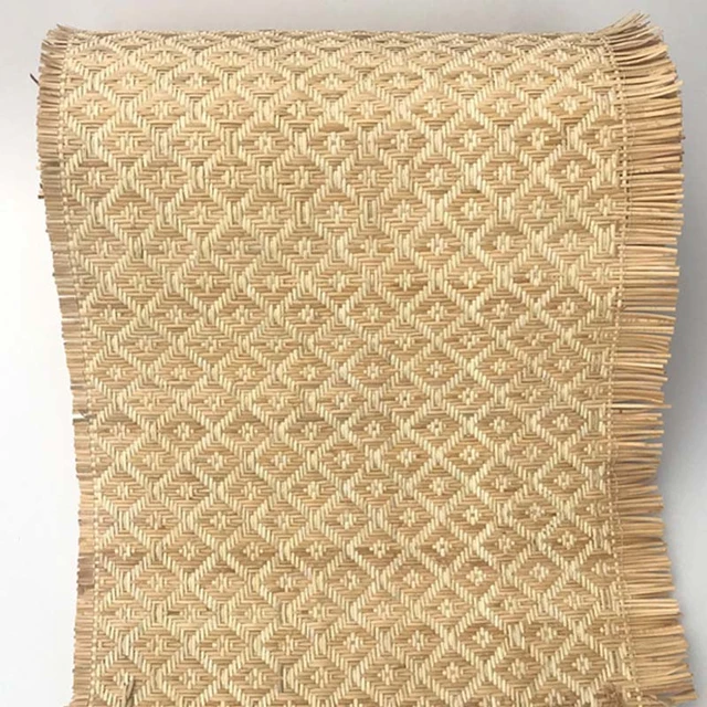 40cm 45cm Wide 0.3-5m Length Natural Real Rattan Webbing Roll Cane Wicker  Sheet for Chair Table Furniture Repairing Material Hot