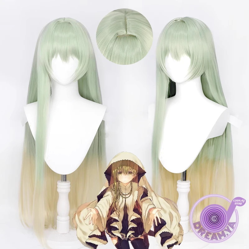 

Saint Cecilia Cosplay Wig Anime Shiro Seijo To Kuro Bokushi Green Yellow Gradient Heat Resistant Synthetic Hair Party Role Play