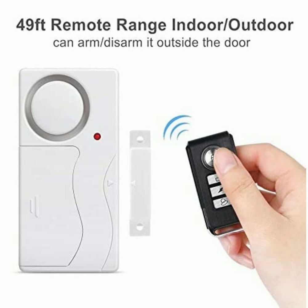 HomeL MC06-1 Door/Window Entry Wireless Remote Control Sensor Alarm Burglar Host 