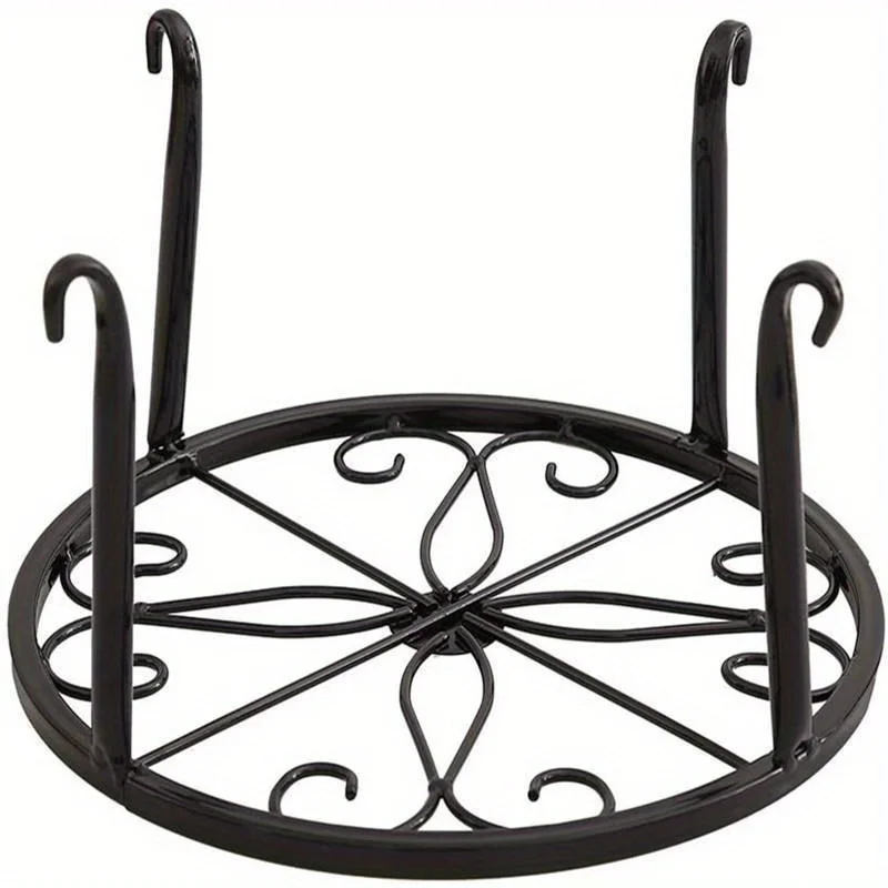 Description Picture 5 of item1pcs Heavy Duty Metal Rustproof Iron Plant Stand - Perfect for Indoor/Outdoor Garden Planters & Pots!